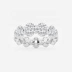 GWA097 - product video for 4 ctw Garland Round Lab Grown Diamond Eternity Band - 6.2mm Width