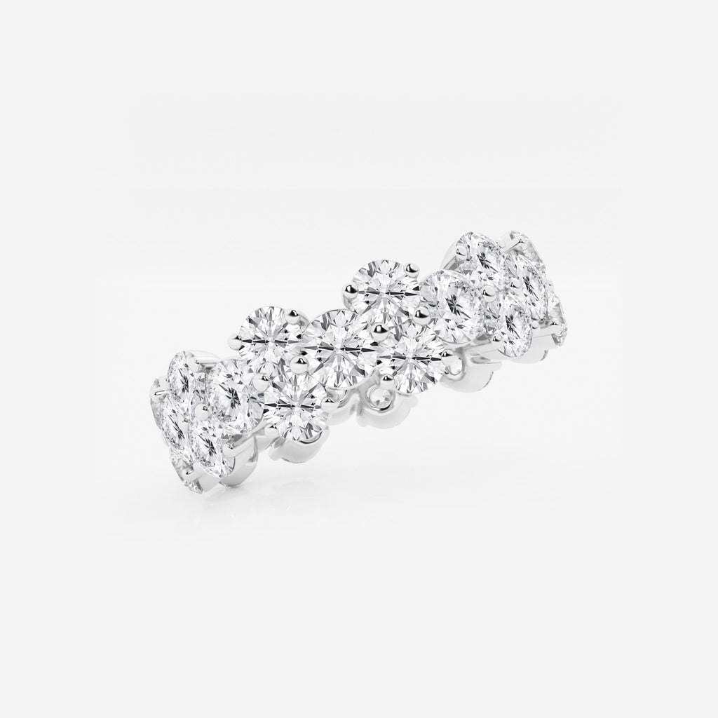 GWA097 - Additional Image 1 for  4 ctw Garland Round Lab Grown Diamond Eternity Band - 6.2mm Width