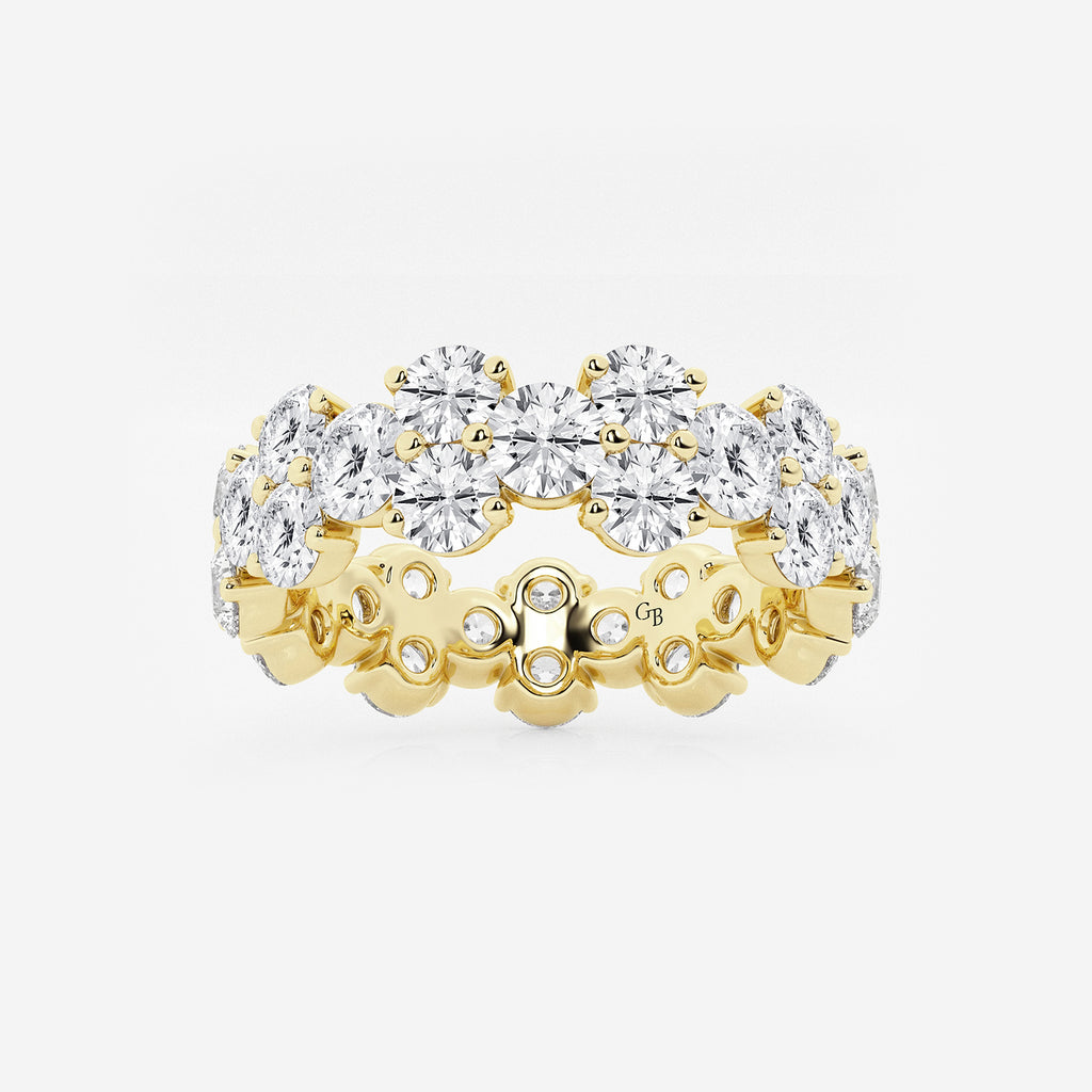 GWA097 - product video for 4 ctw Garland Round Lab Grown Diamond Eternity Band - 6.2mm Width