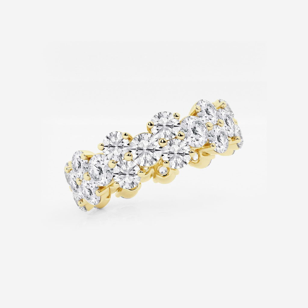GWA097 - Additional Image 1 for  4 ctw Garland Round Lab Grown Diamond Eternity Band - 6.2mm Width