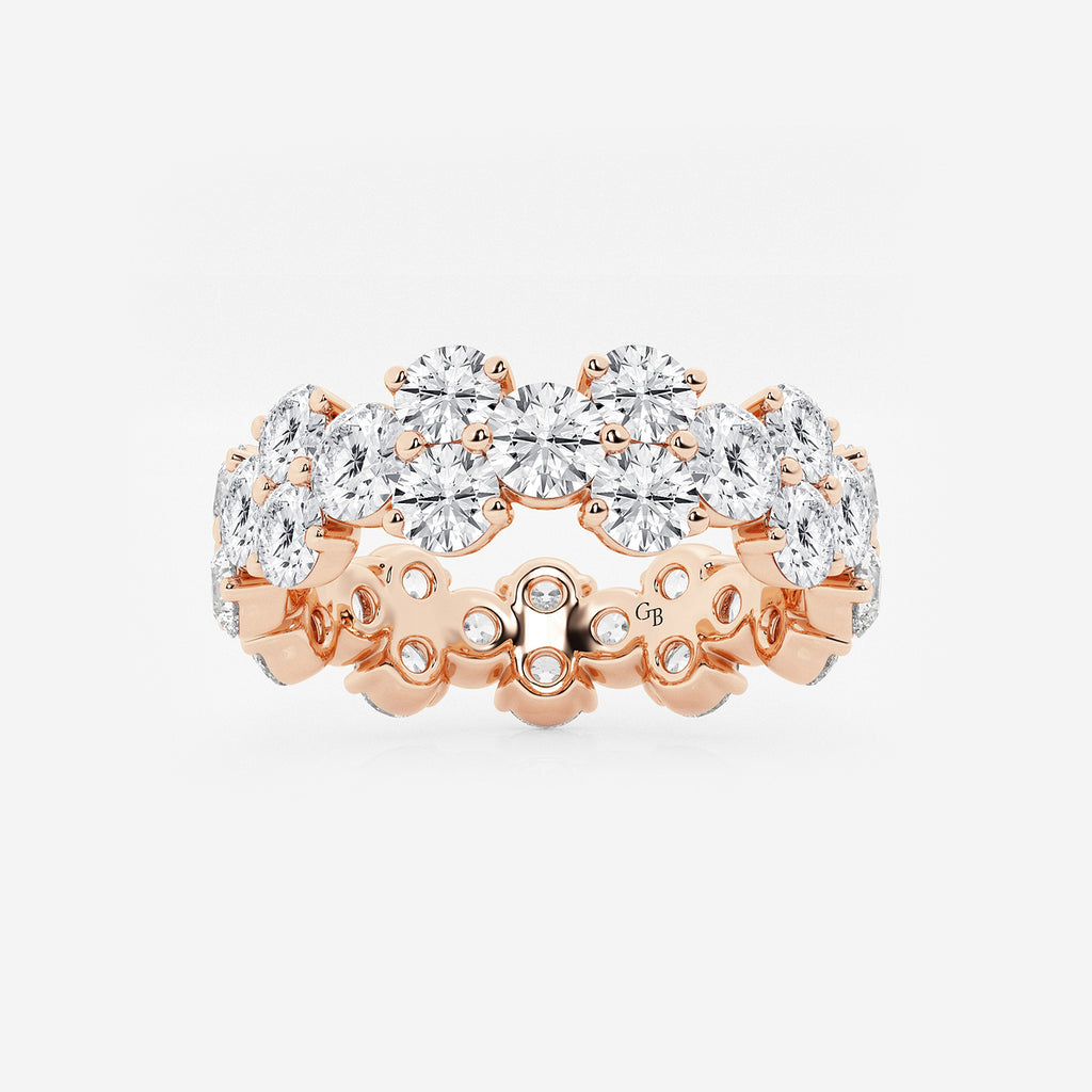 GWA097 - product video for 4 ctw Garland Round Lab Grown Diamond Eternity Band - 6.2mm Width