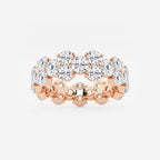 GWA097 - product video for 4 ctw Garland Round Lab Grown Diamond Eternity Band - 6.2mm Width