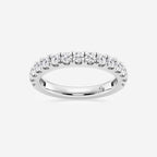 GWA098 - 3/4 ctw Round Lab Grown Diamond Split Prong Wedding Band