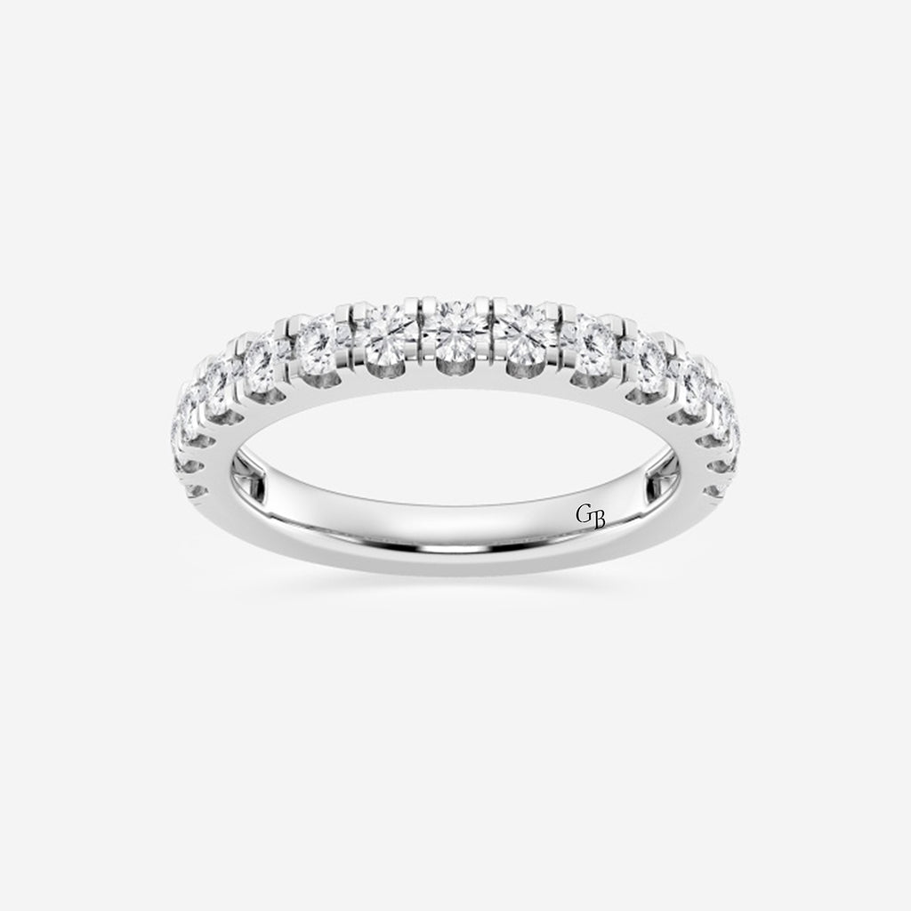 GWA098 - product video for 3/4 ctw Round Lab Grown Diamond Split Prong Wedding Band