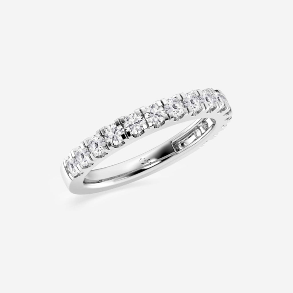 GWA098 - Additional Image 1 for  3/4 ctw Round Lab Grown Diamond Split Prong Wedding Band