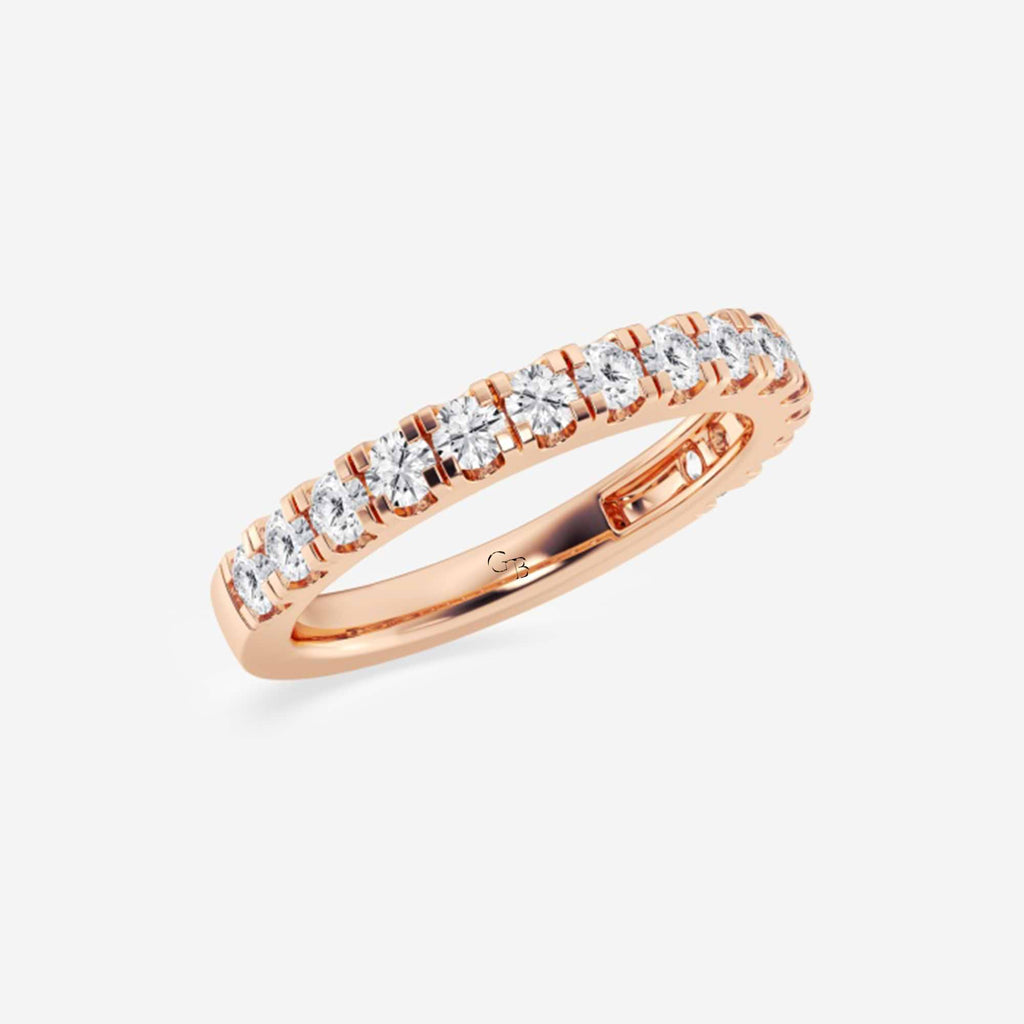 GWA098 - Additional Image 1 for  3/4 ctw Round Lab Grown Diamond Split Prong Wedding Band