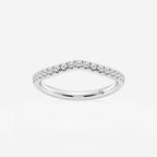 GWA099 - 1/4 ctw Round Lab Grown Diamond Contour Wedding Band