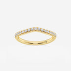 GWA099 - product video for 1/4 ctw Round Lab Grown Diamond Contour Wedding Band