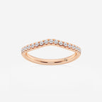 GWA099 - product video for 1/4 ctw Round Lab Grown Diamond Contour Wedding Band