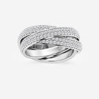 GWA102 - product video for 2 ctw Round Lab Grown Diamond Pave Infinity Eternity Band - 8mm Width
