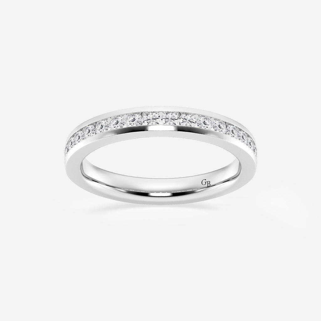 GWA103 - product video for 1/3 ctw Round Lab Grown Diamond Channel Wedding Band