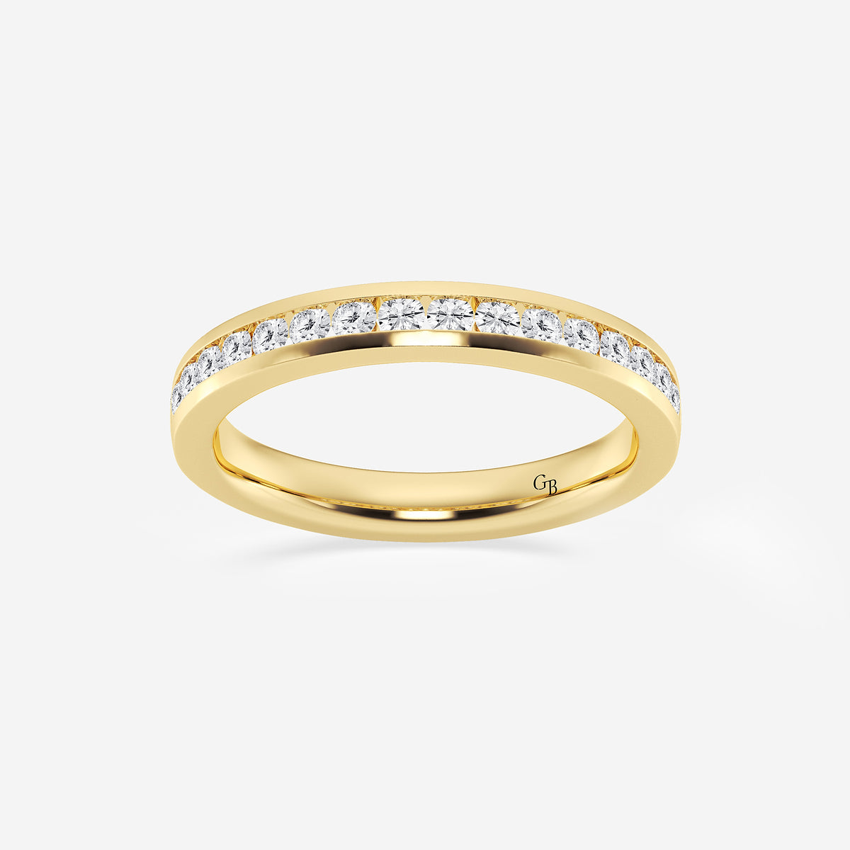 GWA103 - product video for 1/3 ctw Round Lab Grown Diamond Channel Wedding Band