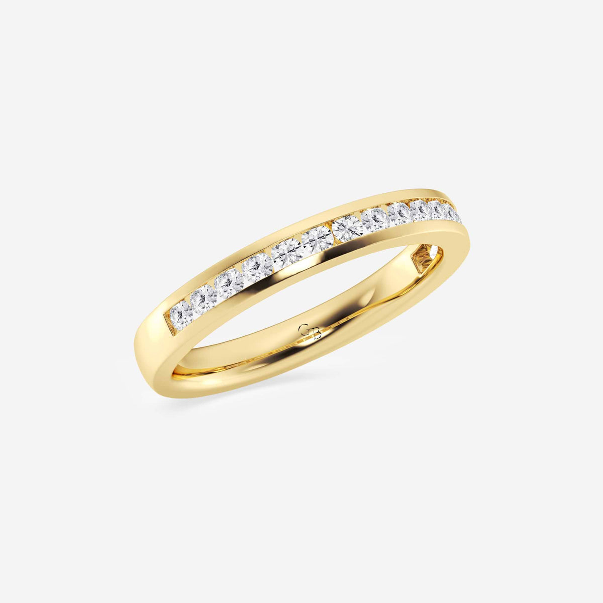 GWA103 - Additional Image 1 for  1/3 ctw Round Lab Grown Diamond Channel Wedding Band