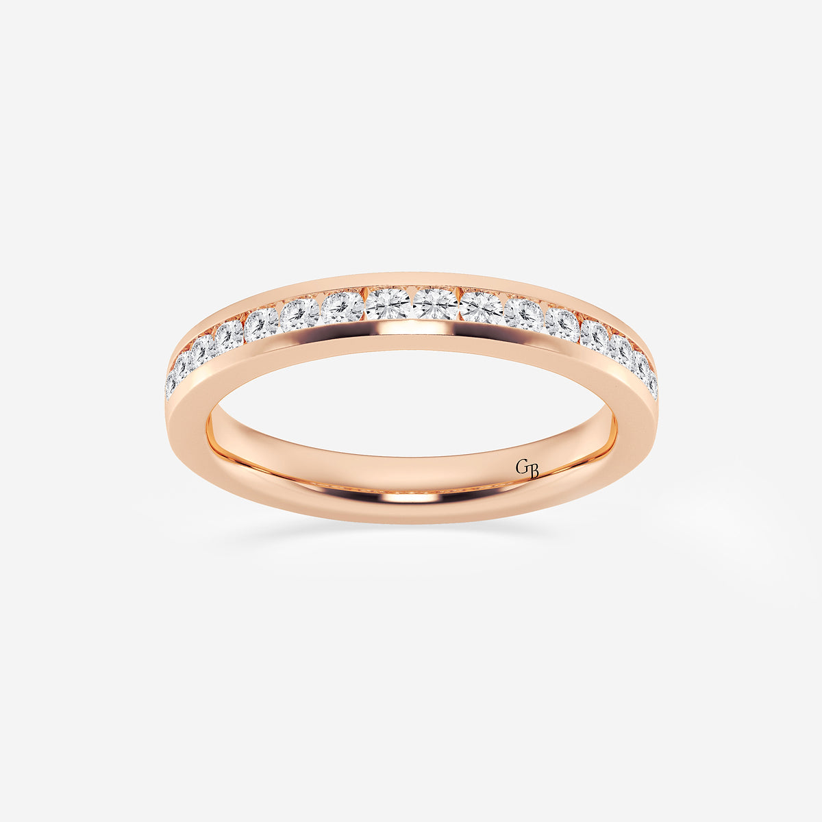 GWA103 - product video for 1/3 ctw Round Lab Grown Diamond Channel Wedding Band