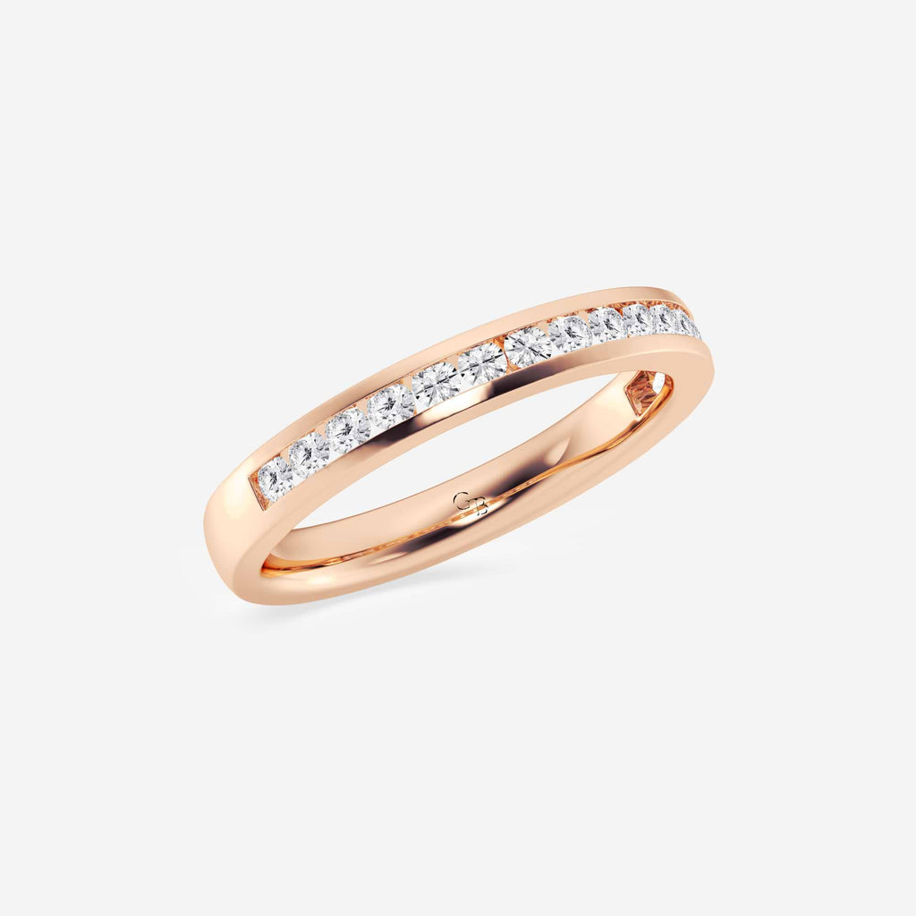 GWA103 - Additional Image 1 for  1/3 ctw Round Lab Grown Diamond Channel Wedding Band