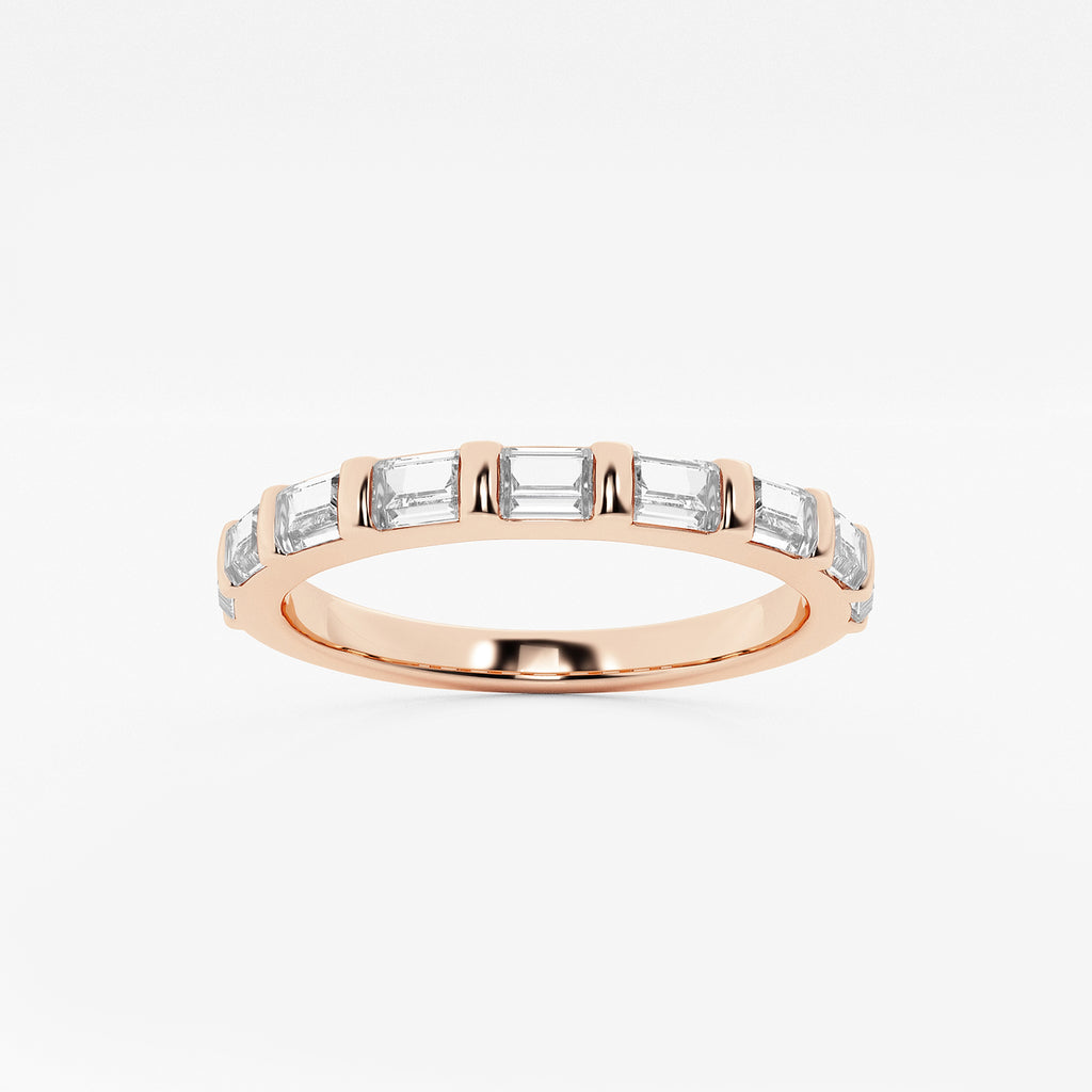 GWA104 - product video for 1/3 ctw Baguette Lab Grown Diamond Wedding Band