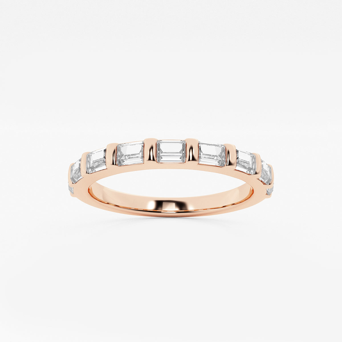 GWA104 - product video for 1/3 ctw Baguette Lab Grown Diamond Wedding Band