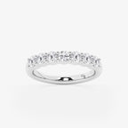 GWA105 - 1 ctw Round Lab Grown Diamond Seven Stone Shared Prong Anniversary Band