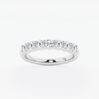 GWA105 - product video for 1 ctw Round Lab Grown Diamond Seven Stone Shared Prong Anniversary Band