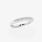 GWA105 - Additional Image 1 for  1 ctw Round Lab Grown Diamond Seven Stone Shared Prong Anniversary Band