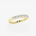 GWA105 - Additional Image 1 for  1 ctw Round Lab Grown Diamond Seven Stone Shared Prong Anniversary Band