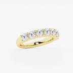 GWA105 - Additional Image 1 for  2 ctw Round Lab Grown Diamond Seven Stone Shared Prong Anniversary Band