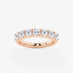 GWA105 - product video for 2 ctw Round Lab Grown Diamond Seven Stone Shared Prong Anniversary Band