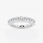 GWA105 - product video for 3 ctw Round Lab Grown Diamond Seven Stone Shared Prong Anniversary Band