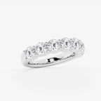 GWA105 - Additional Image 1 for  3 ctw Round Lab Grown Diamond Seven Stone Shared Prong Anniversary Band