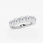 GWA105 - Additional Image 1 for  4 ctw Round Lab Grown Diamond Seven Stone Shared Prong Anniversary Band