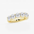 GWA105 - Additional Image 1 for  4 ctw Round Lab Grown Diamond Seven Stone Shared Prong Anniversary Band