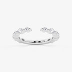 GWA106 - 3/4 ctw Marquise and Round Lab Grown Diamond Nesting Wedding Band