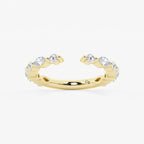 GWA106 - product video for 3/4 ctw Marquise and Round Lab Grown Diamond Nesting Wedding Band