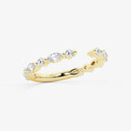 GWA106 - Additional Image 1 for  3/4 ctw Marquise and Round Lab Grown Diamond Nesting Wedding Band