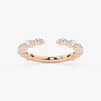 GWA106 - product video for 3/4 ctw Marquise and Round Lab Grown Diamond Nesting Wedding Band