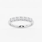 GWA107 - 1 ctw Asscher Lab Grown Diamond Six Stone Anniversary Band
