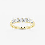 GWA107 - product video for 1 ctw Asscher Lab Grown Diamond Six Stone Anniversary Band