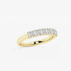 GWA107 - Additional Image 1 for  1 ctw Asscher Lab Grown Diamond Six Stone Anniversary Band