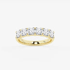 GWA107 - product video for 2 ctw Asscher Lab Grown Diamond Six Stone Anniversary Band