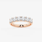 GWA107 - product video for 2 ctw Asscher Lab Grown Diamond Six Stone Anniversary Band