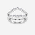 GWA108 - 1/2 ctw Oval Lab Grown Diamond Ring Enhancer