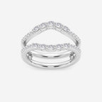 GWA108 - 1/2 ctw Oval Lab Grown Diamond Ring Enhancer