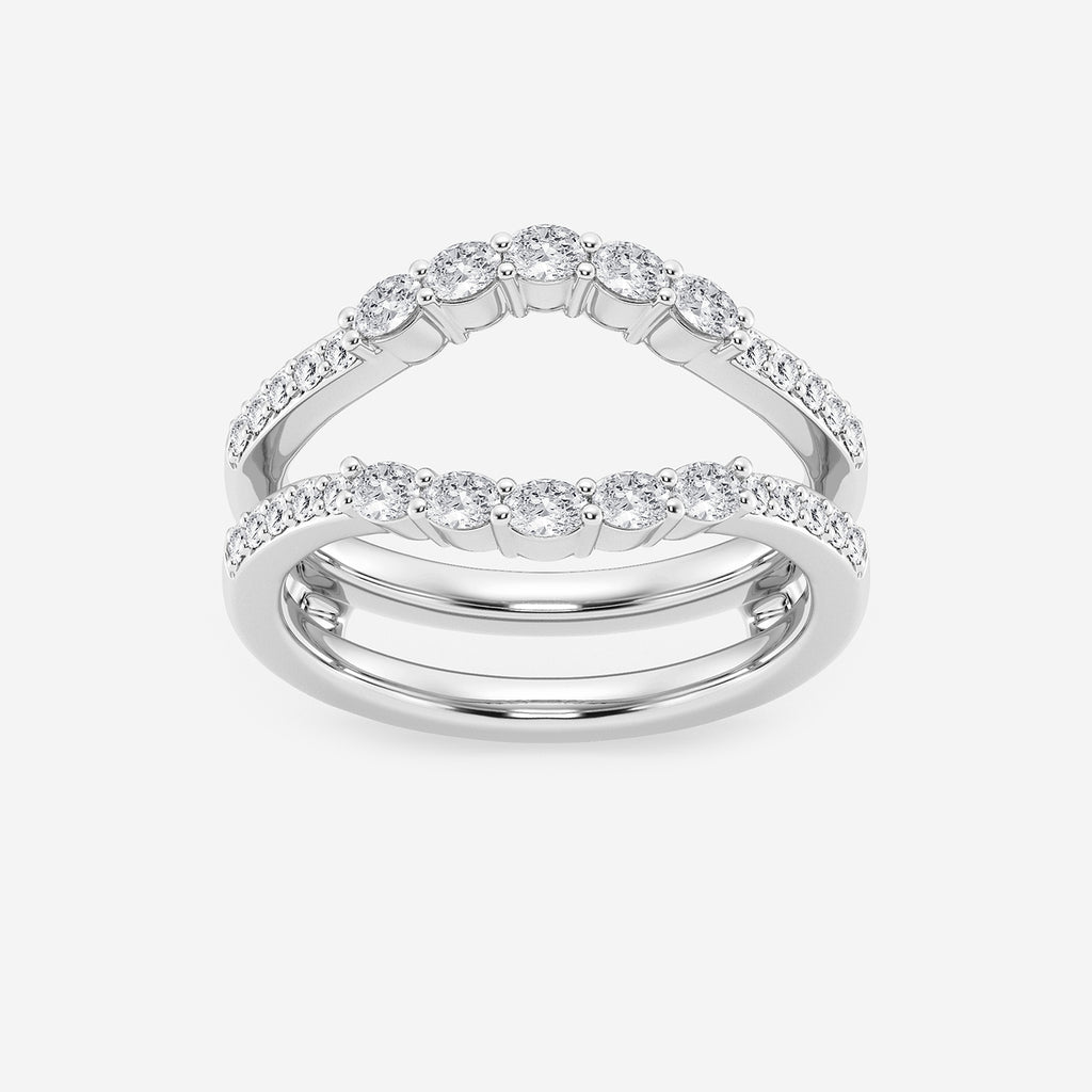 GWA108 - product video for 1/2 ctw Oval Lab Grown Diamond Ring Enhancer