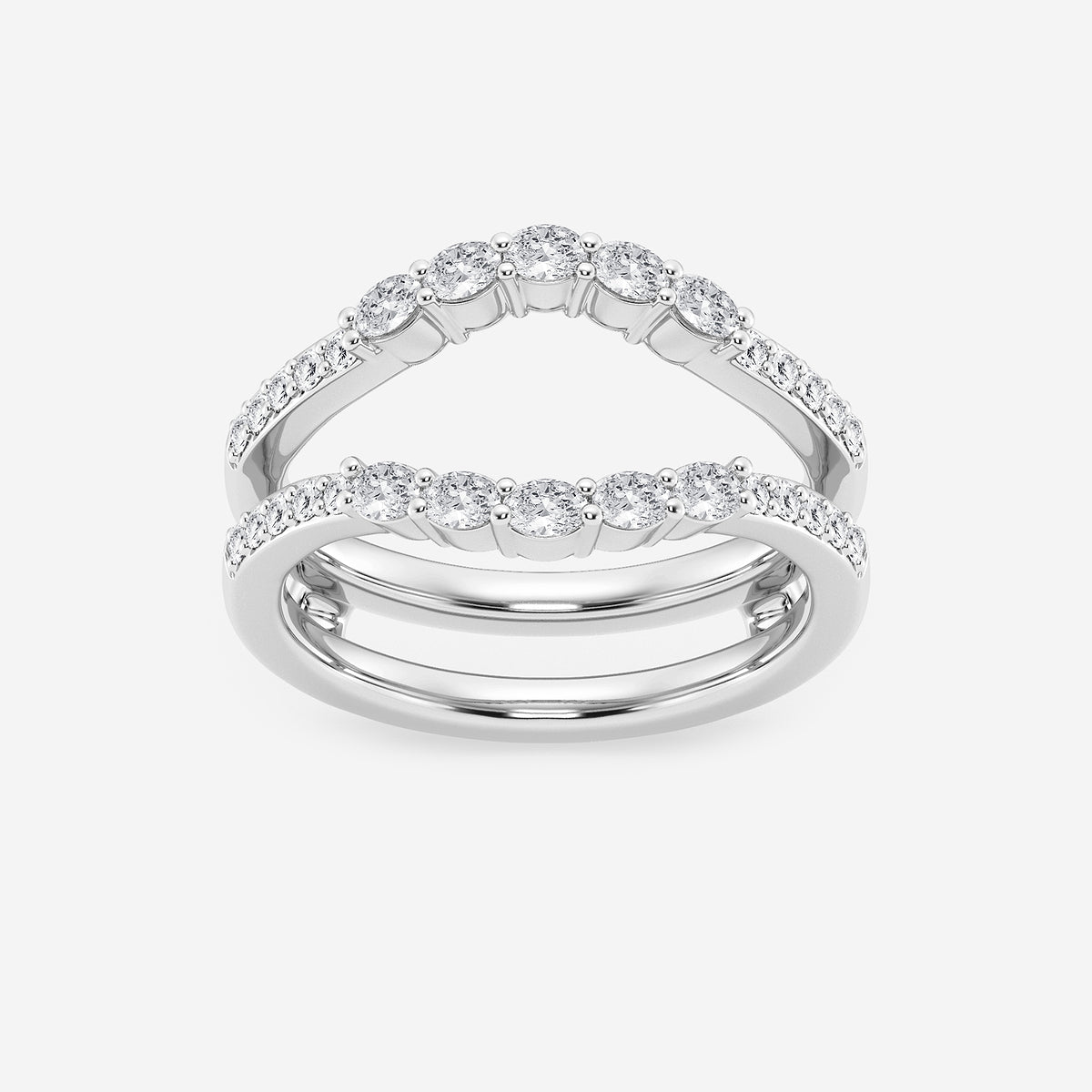 GWA108 - product video for 1/2 ctw Oval Lab Grown Diamond Ring Enhancer