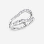 GWA108 - Additional Image 1 for  1/2 ctw Oval Lab Grown Diamond Ring Enhancer