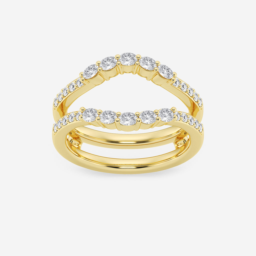 GWA108 - product video for 1/2 ctw Oval Lab Grown Diamond Ring Enhancer