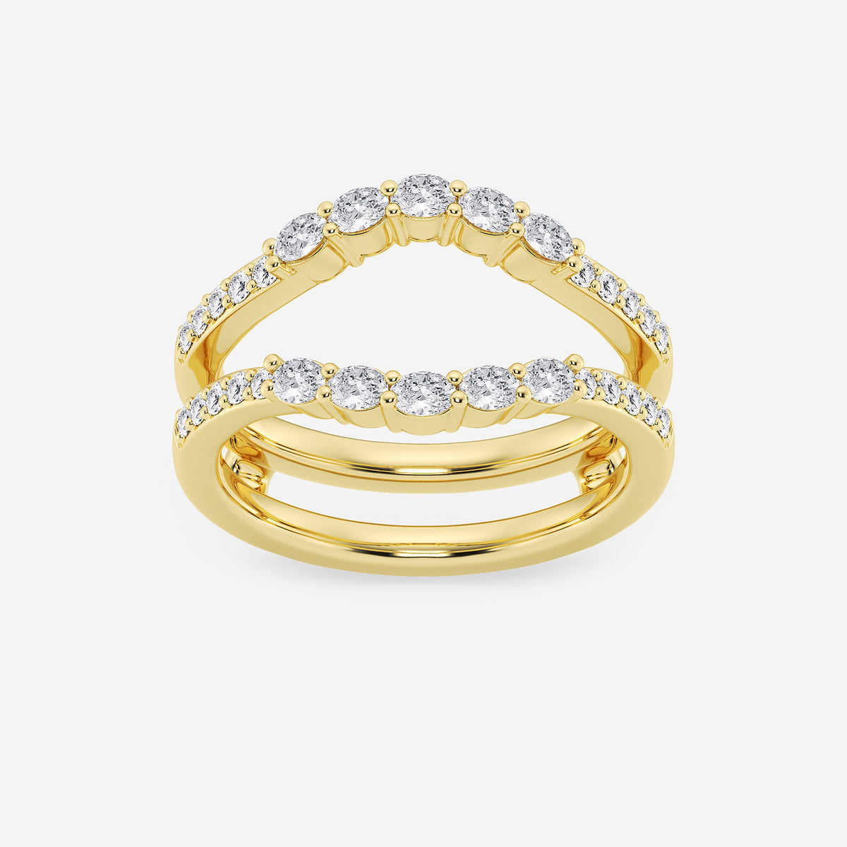 GWA108 - product video for 1/2 ctw Oval Lab Grown Diamond Ring Enhancer