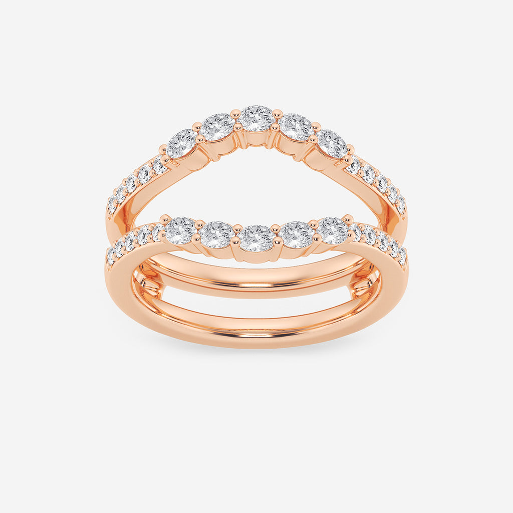 GWA108 - product video for 1/2 ctw Oval Lab Grown Diamond Ring Enhancer