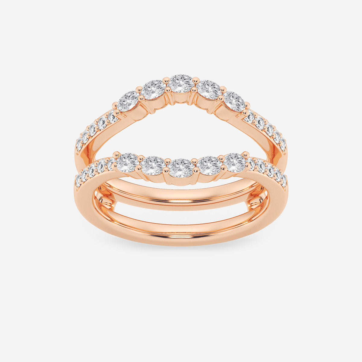 GWA108 - product video for 1/2 ctw Oval Lab Grown Diamond Ring Enhancer