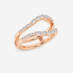 GWA108 - Additional Image 1 for  1/2 ctw Oval Lab Grown Diamond Ring Enhancer